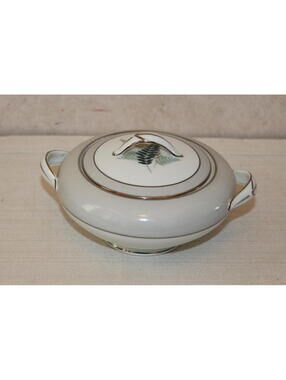Vintage Noritake Fernwood 5444 Sugar Bowl With Lid